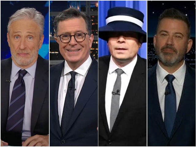 Late Night Hosts Have Panic Attacks, Trash Biden, Talk Stress Eating as Trump Returns to Washington